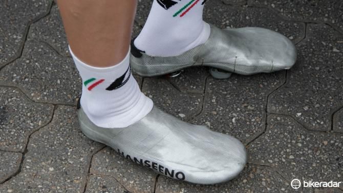 Hand-made by Adam himself, these shoes weigh under 95g each and have previously sold from &euro;2,000.00 - &euro;2,500.00 (&pound;1,500-&pound;1,870/$2,250-$2,800)
