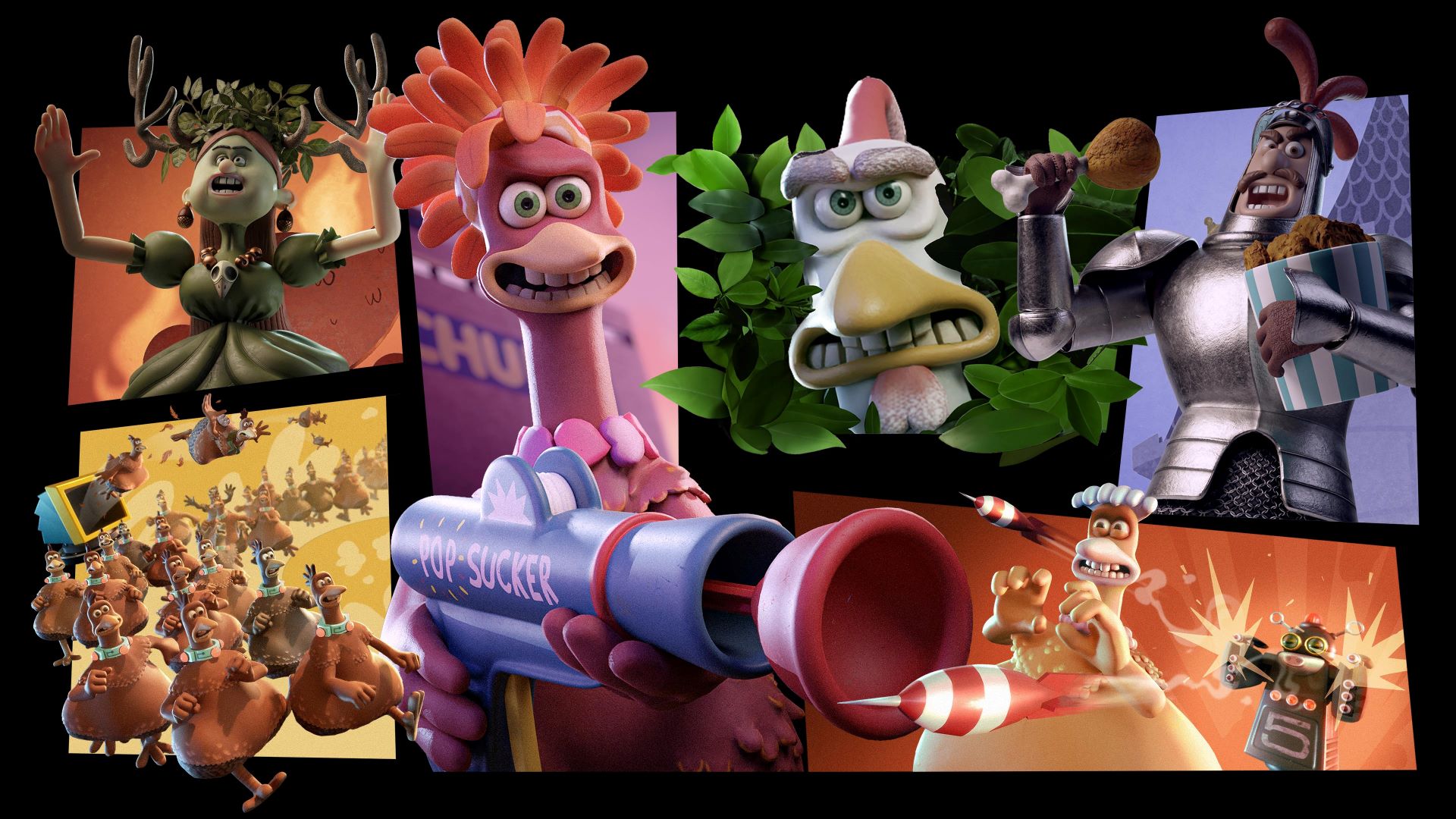 The new Chicken Run game, Eggstraction
