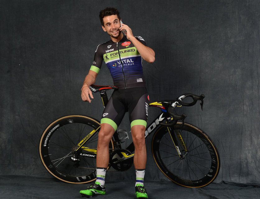 Armindo Fonseca models the 2016 Fortuneo-Vital Concept kit