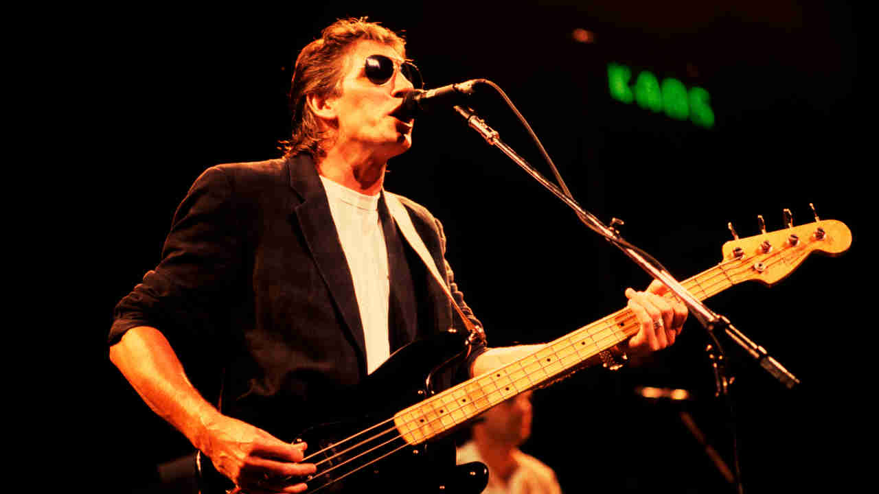 Roger Waters performing live in 1987