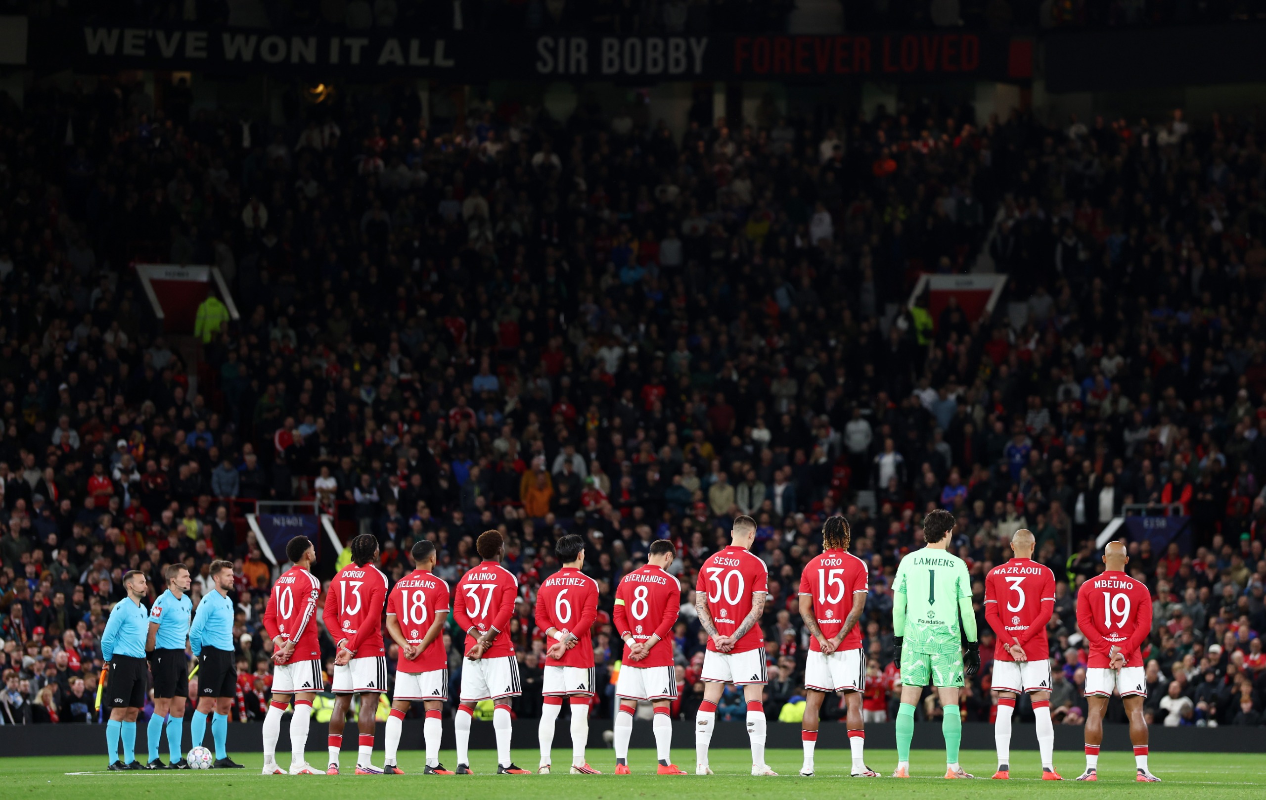 Manchester United and Atletico Madrid will observe a minute's silence ahead of their Champions League fixture this evening