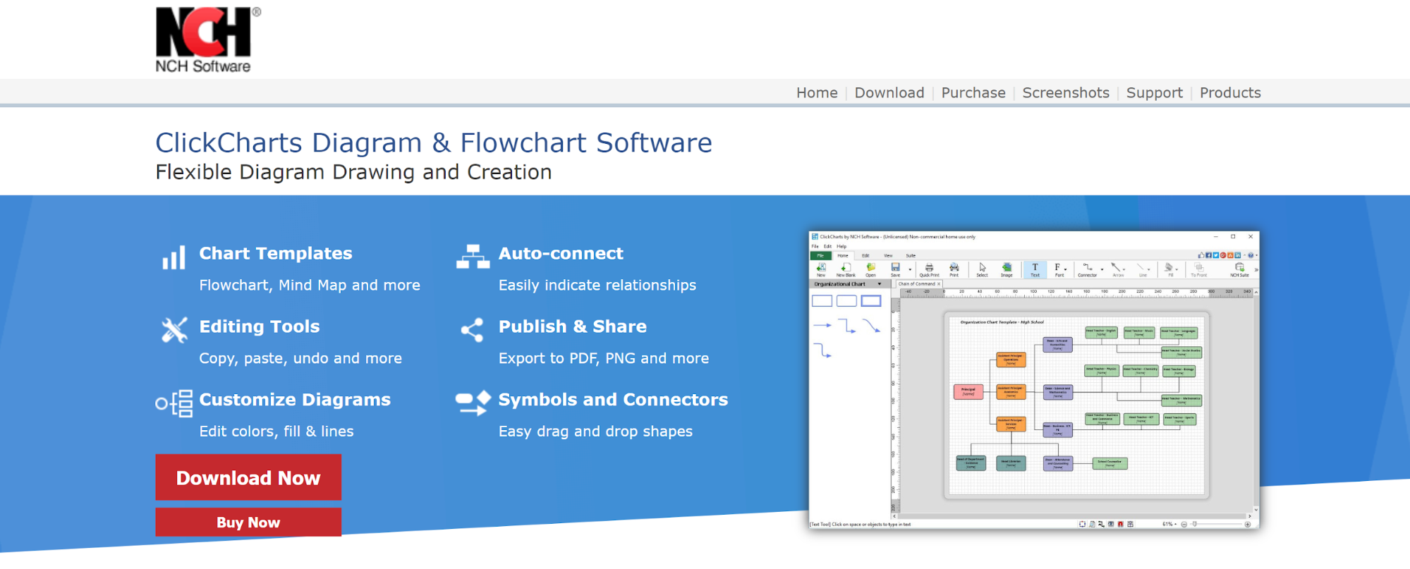 download the new version for windows NCH ClickCharts Pro 8.61