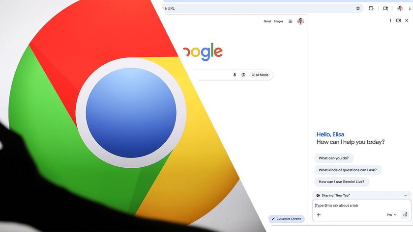 Chrome with side panel