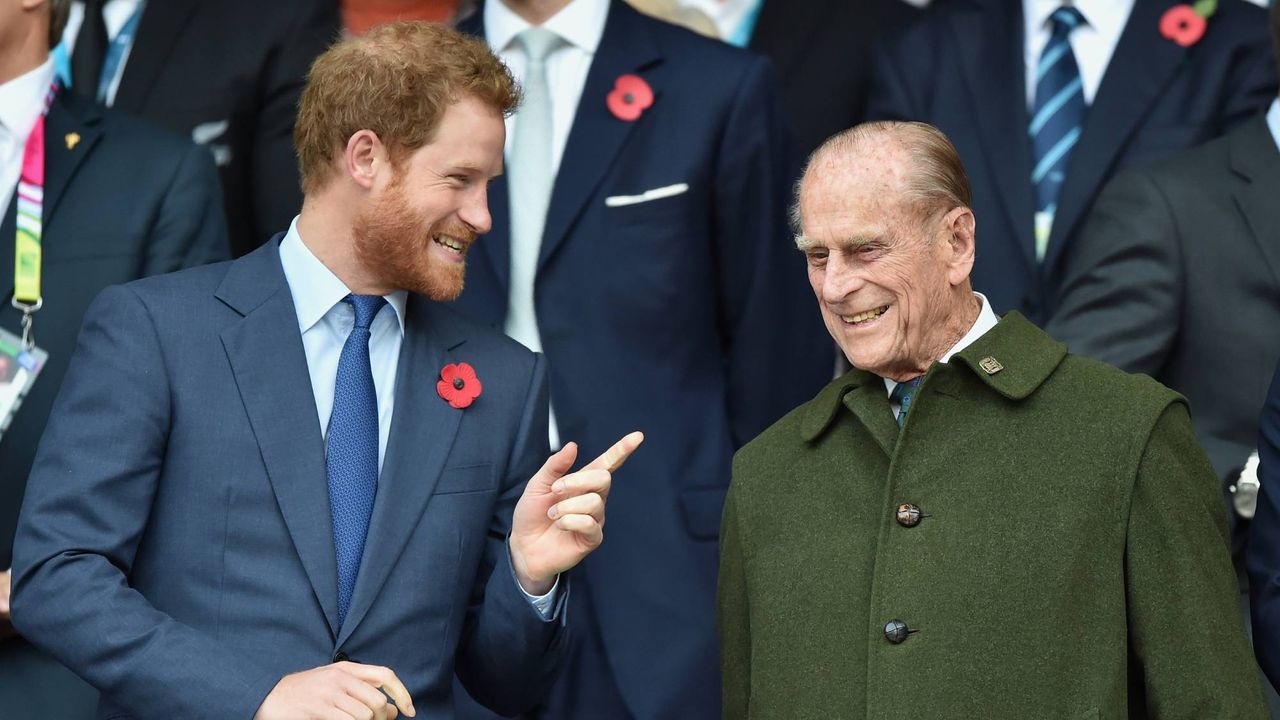 prince philip prince harry 495181604