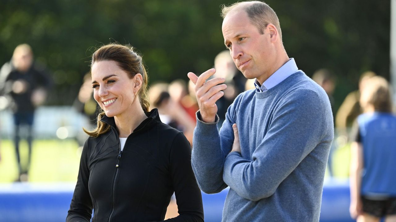 Kate Middleton wearing the lululemon Define jacket