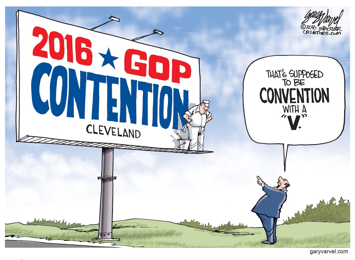 Political Cartoon U.S. GOP Convention 2016 | The Week