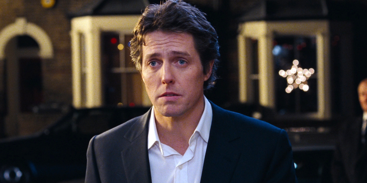 Hugh Grant in Love Actually.