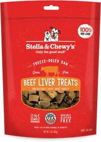Stella &amp; Chewy's Freeze-Dried Raw Single Ingredient Beef Liver Treats RRP: $14.99 | Now: $6.46 | Save: $8.53 (57%)