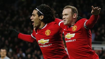 Radamel Falcao Wayne Rooney