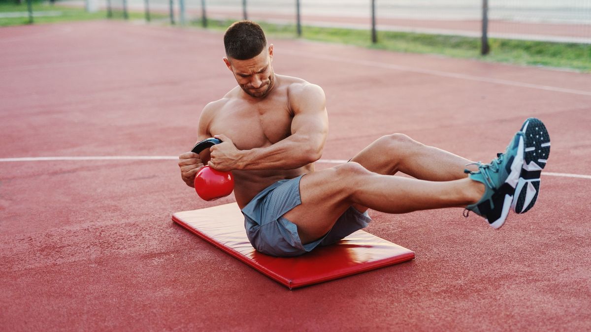 This 15-minute ab kettlebell workout will torch your core
