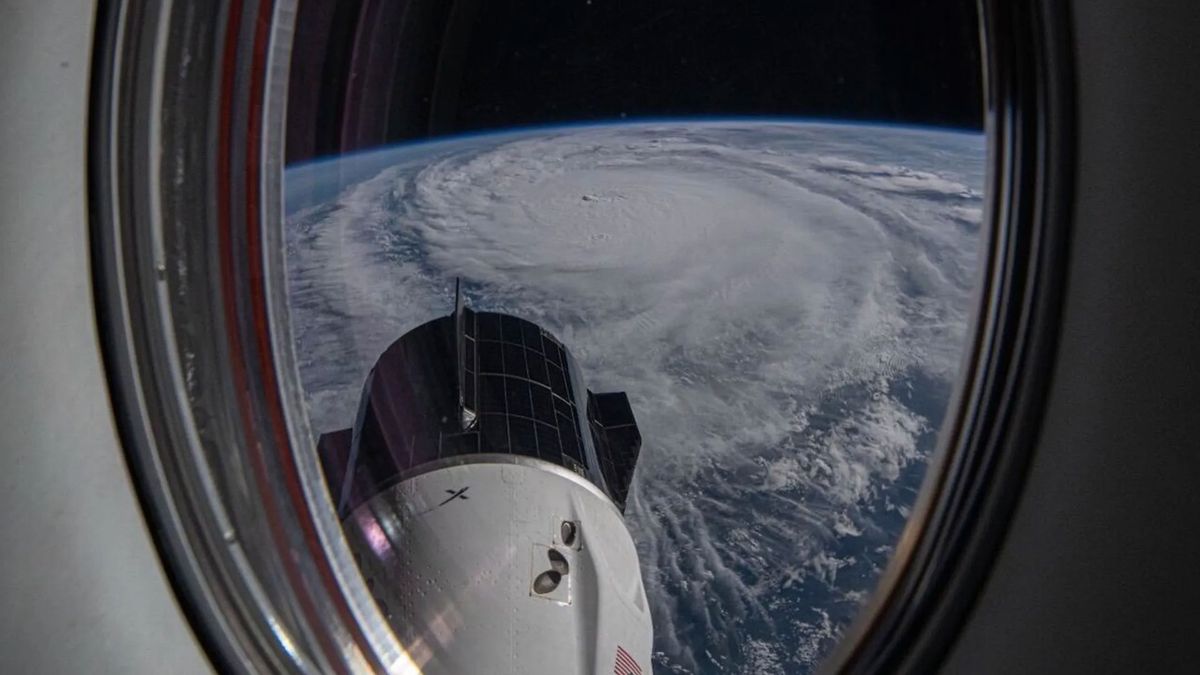 Hurricane Milton from the International Space Station