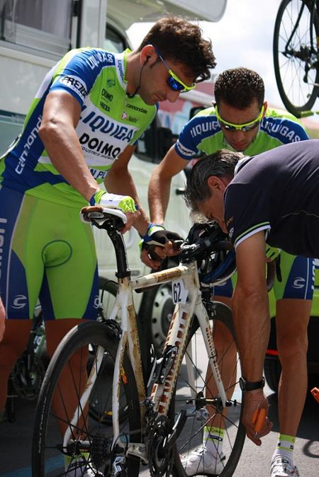 Francesco Chicchi's "Sherrif" bike has been traveling a lot lately.