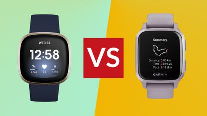 Fitbit Versa 3 vs Garmin Venu Sq
