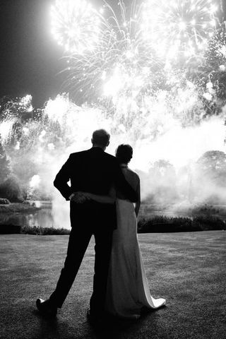 Photograph, Black, Romance, Black-and-white, Dress, Sky, Monochrome photography, Bride, Photography, Love,