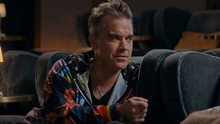 Robbie Williams side-on in Robbie Williams: Reel Stories