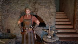 Crimson Desert Turnali's Request - Turnali by his anvil