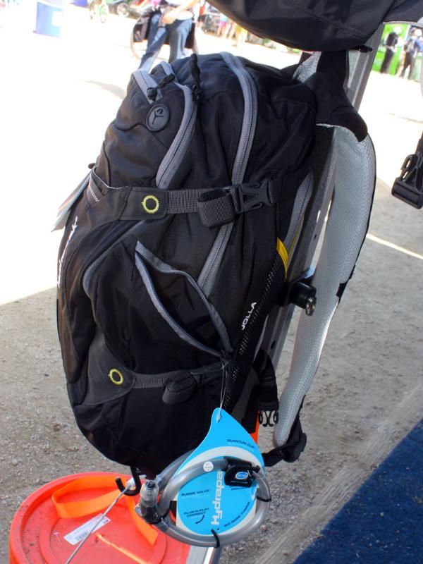 Side pockets on the Hydrapak Jolla are conveniently sized for smaller items.
