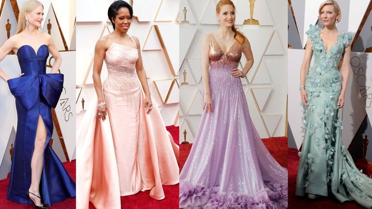 best oscars dresses for last 20 years include: Nicole Kidman, Regina King, Jessica Chastain, Cate Blanchett