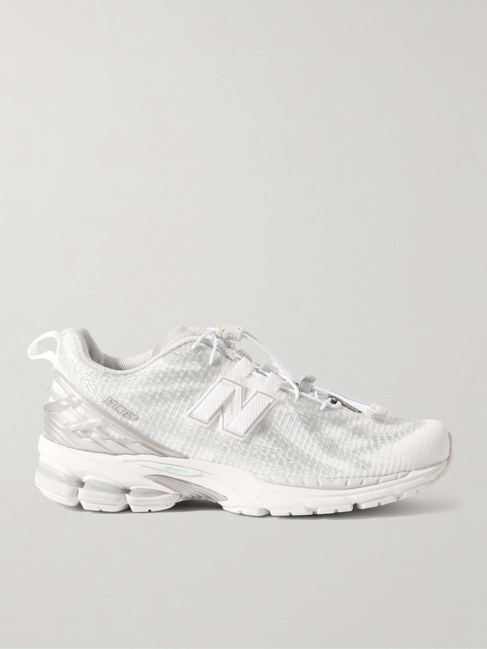 1906 Metallic Rubber-Trimmed Mesh Sneakers