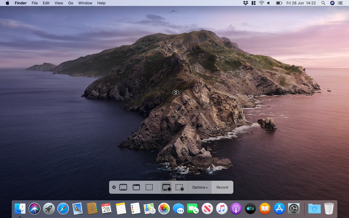 Shortcut for screen record on mac