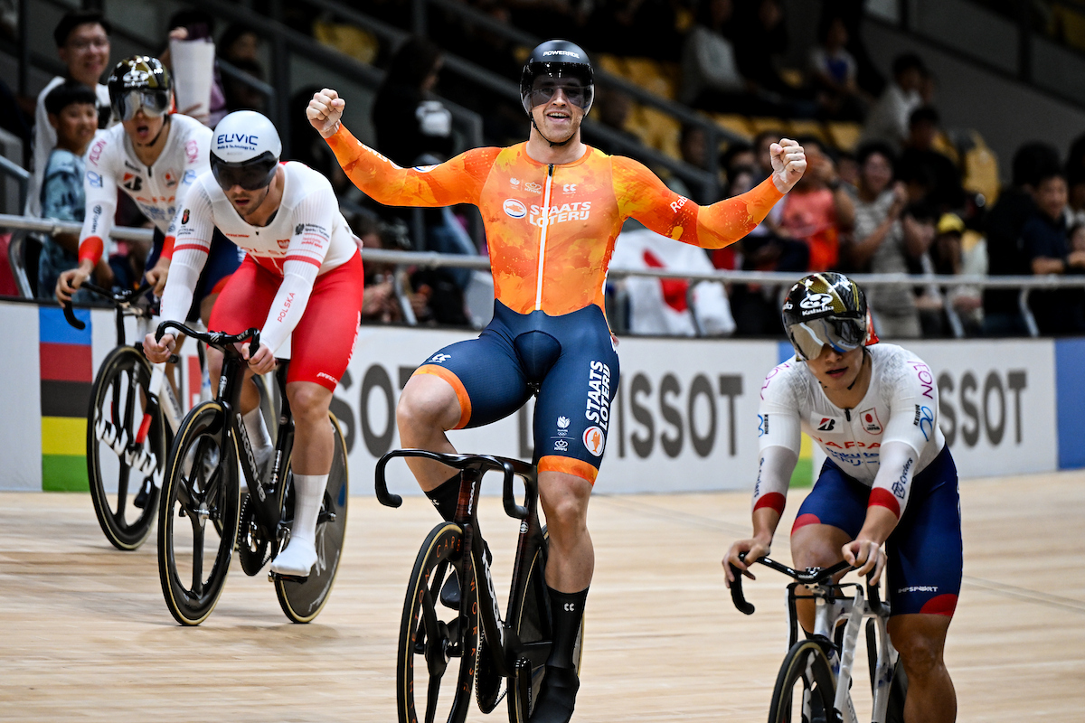Harrie Lavreysen (Netherlands) wins to become World Champion