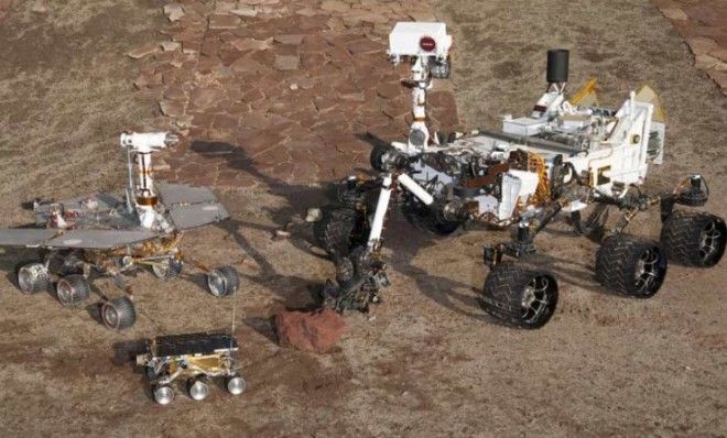 Three generations of Mars rovers