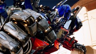 Optimus Prime as seen in Michael Bay's "Transformers" (2007)