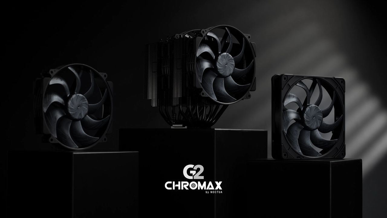 Noctua’s flagship NH-D15 G2 CPU cooler is now available in an all-black Chromax variant — wide range of new Noctua coolers launched