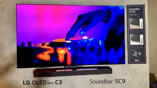 The LG C3 OLED at CES 2023.