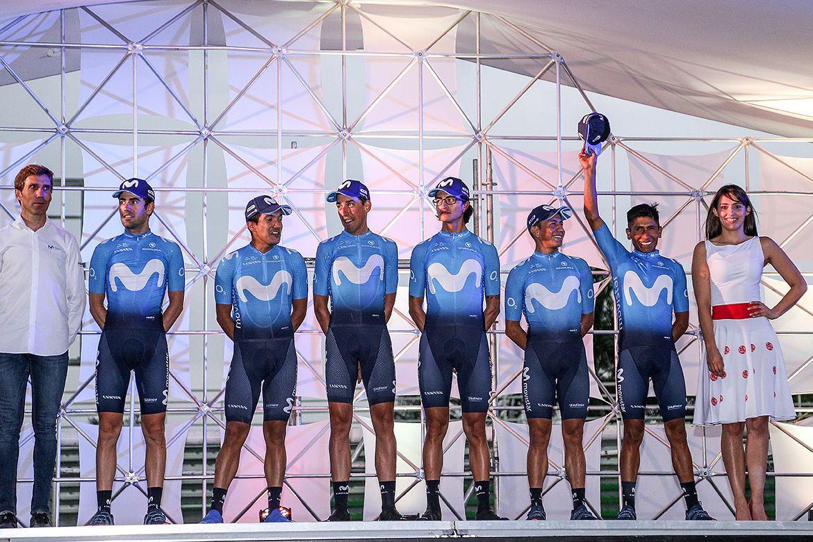 Movistar at the Colombia Oro y Paz presentation.