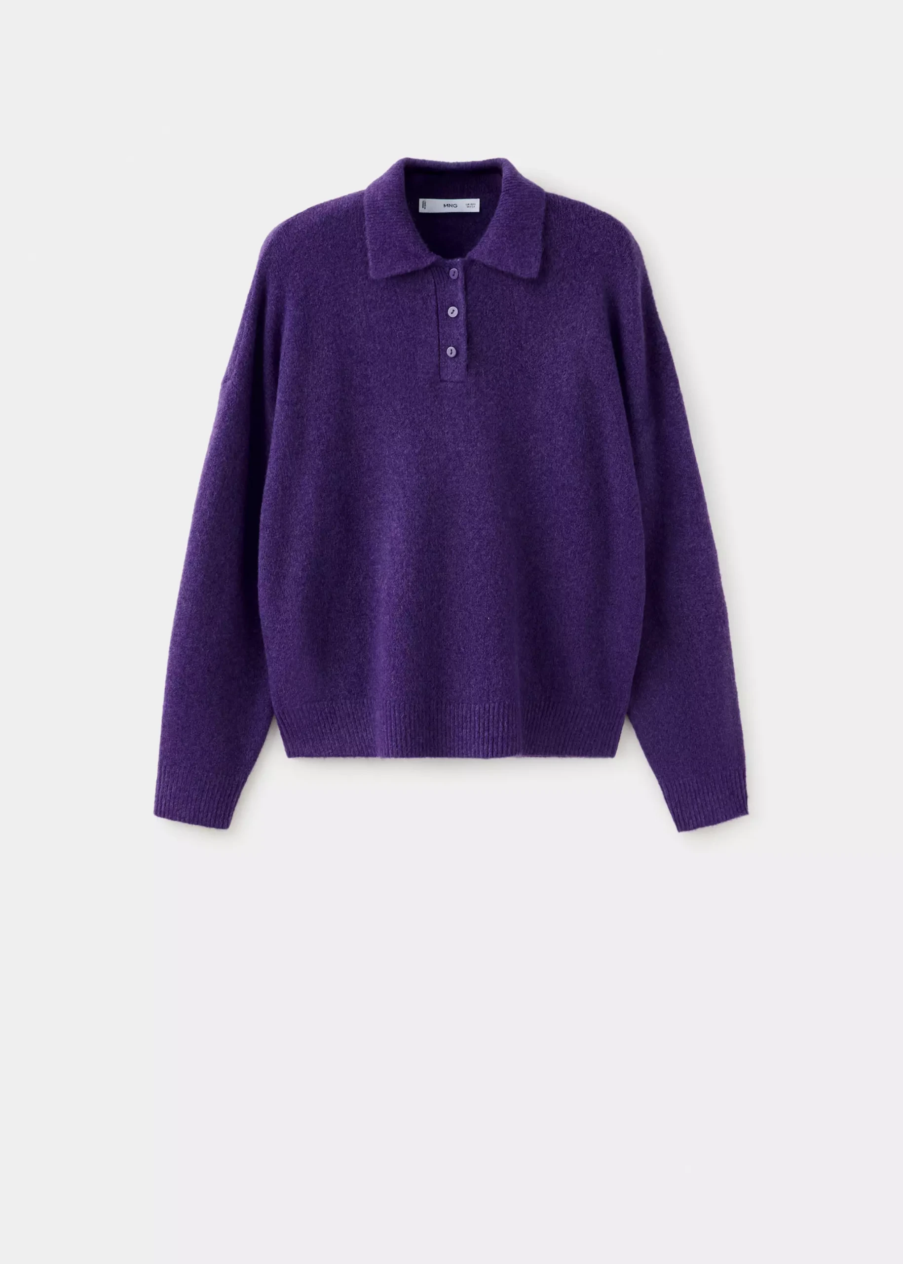 Knitted Polo-Neck Sweater - Women | Mango Usa