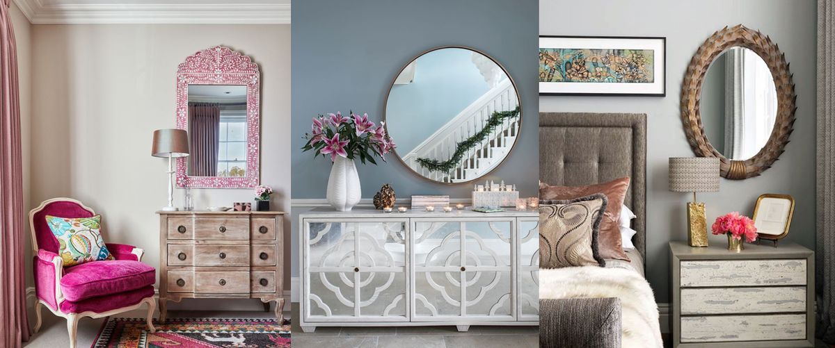 Decorating with mirrors: ideas for how to use mirrors
