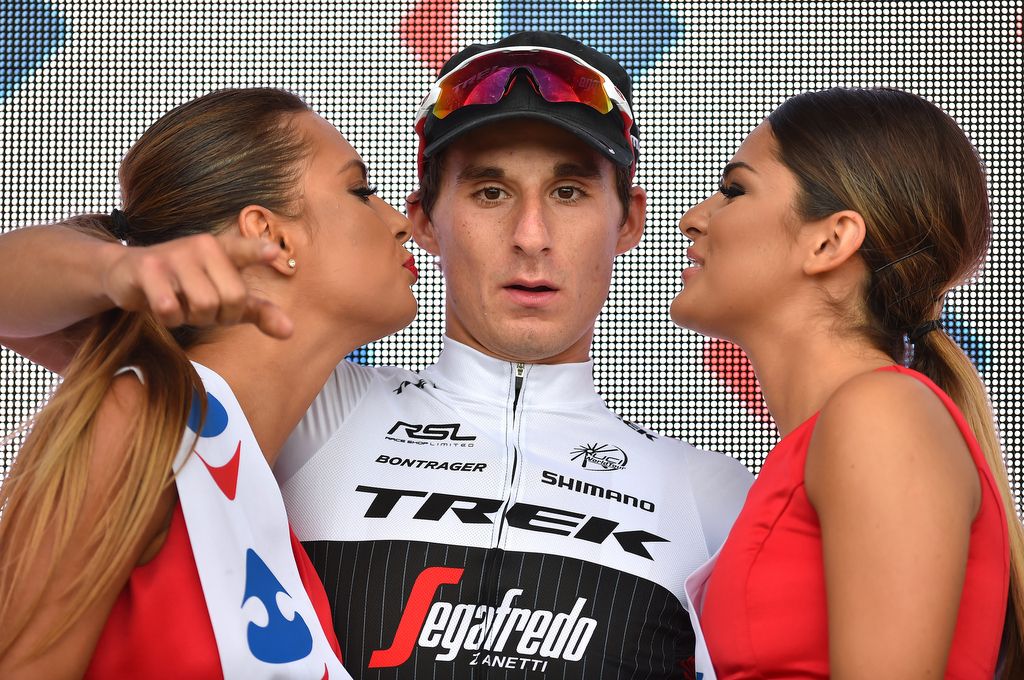 Stage winner Niccolo Bonifazio (Trek-Segafredo)