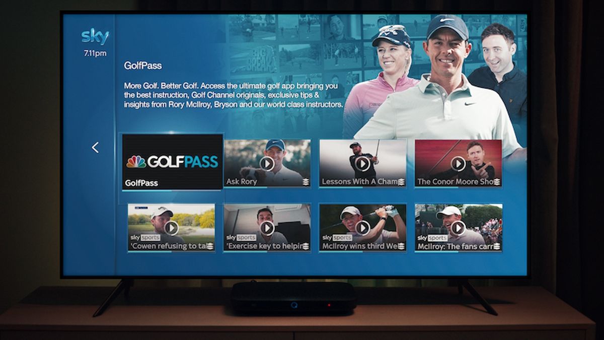 GolfPass app now available on Sky Q – and there&#039;s a free trial