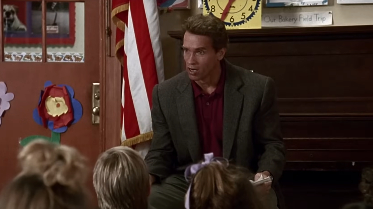 Arnold Schwarzenegger in Kindergarten Cop