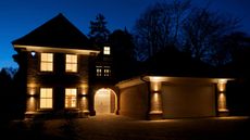 Exterior lights on a home