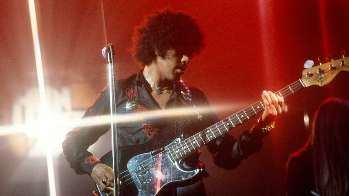 Phil Lynott onstage in 1976