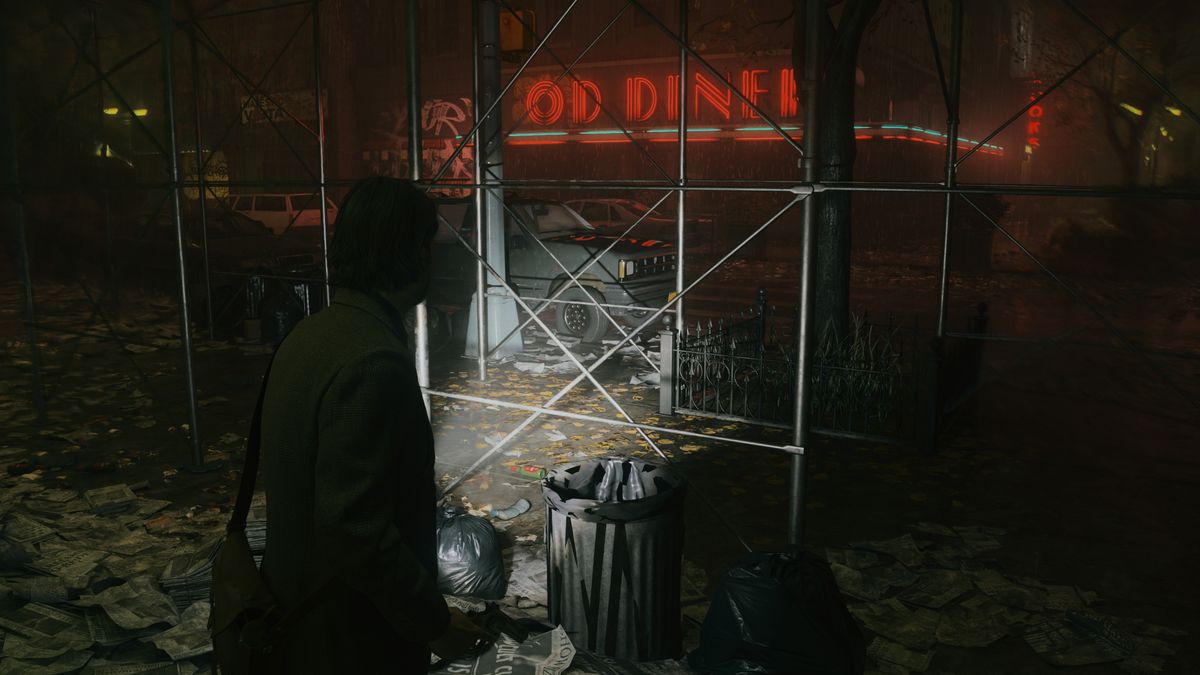 Alan Wake 2 image fidelity comparison screenshots