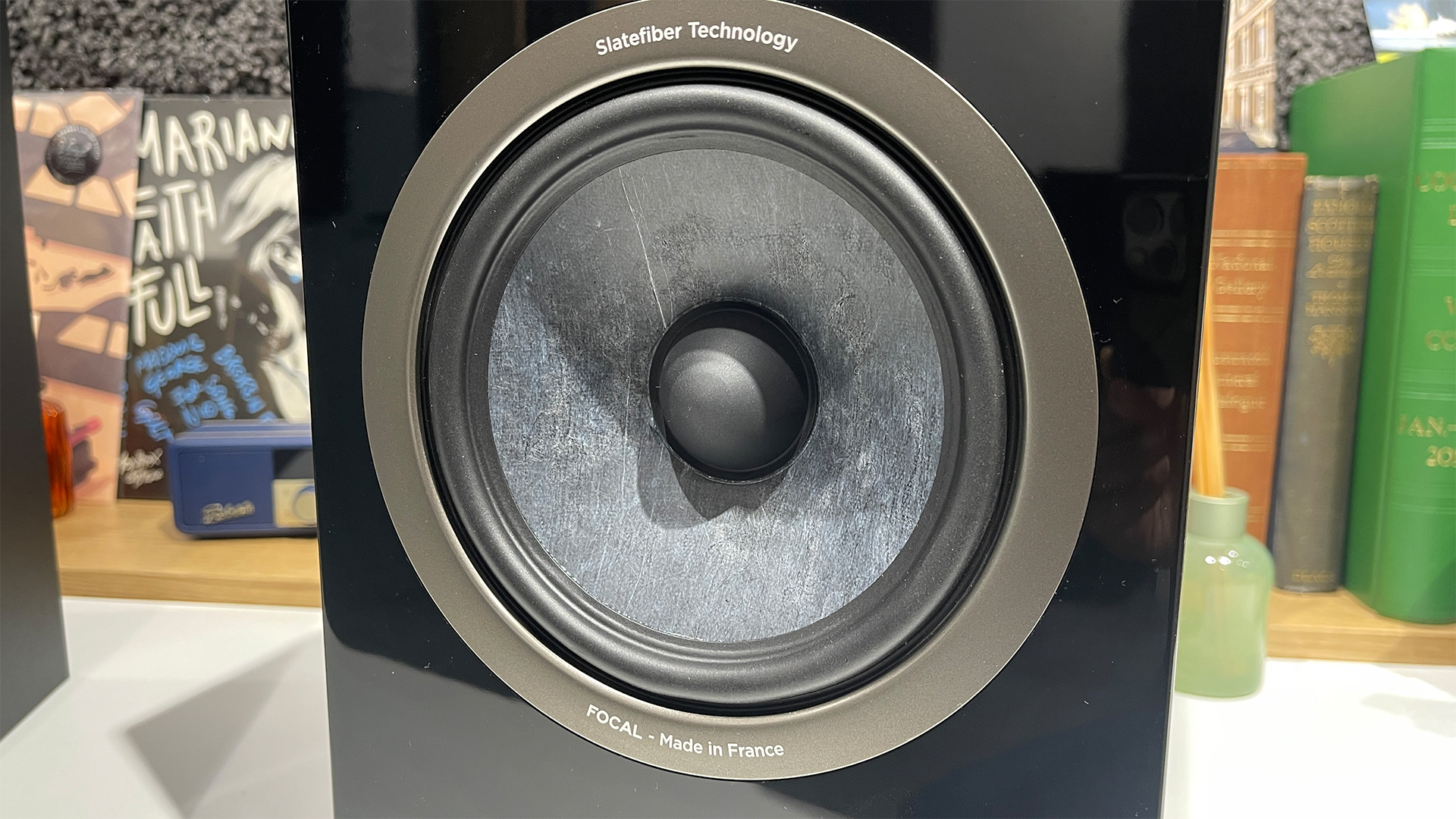 Focal Theva No.1 standmount speakers detail of mid/bass unit