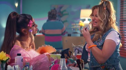 Ariana Grande Jennifer Coolidge Halloween costume, Ariana Grande and Jennifer Coolidge in the 'Thank U, Next' music video