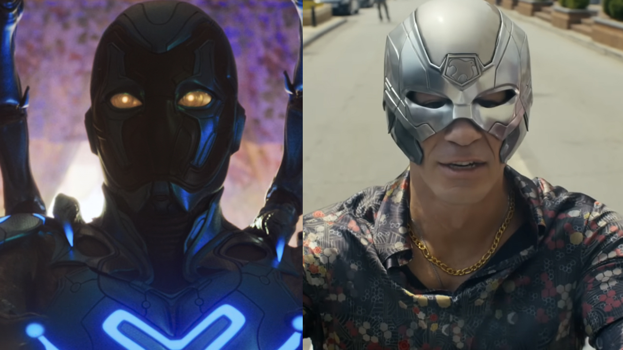 The Blue Beetle, John Cena as The Peacemaker in HBO&#039;s Peacemaker season 2. 
