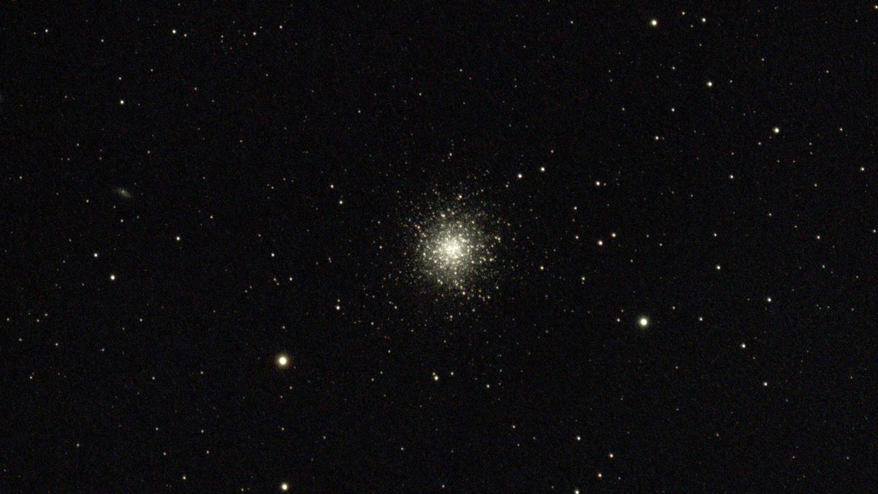 The Hercules globular cluster (M13) as imaged with the Vaonis Vespera Pro.