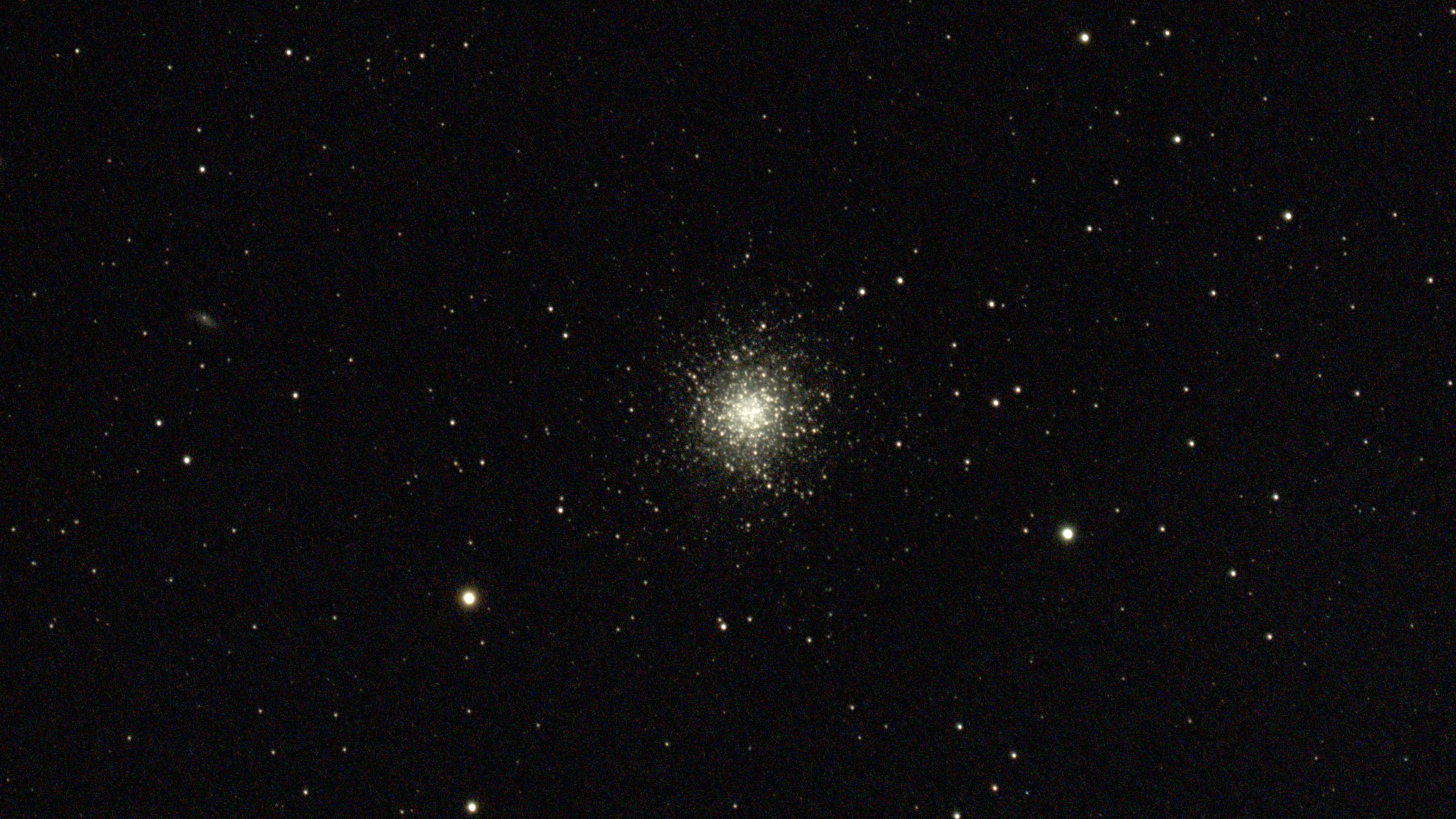 The Hercules globular cluster (M13) as image with the Vaonis Vespera Pro.