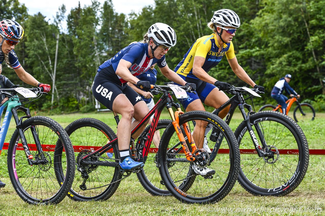 Pauline Ferrand-Prevot (France), Chloe Woodruff (USA) Jenny Rissveds (Sweden)