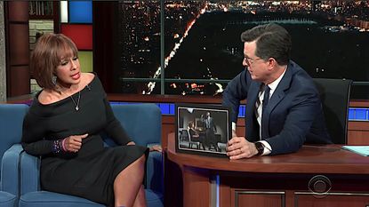 Gayle King talks to Stephen Colbert about interviewing R. Kelly