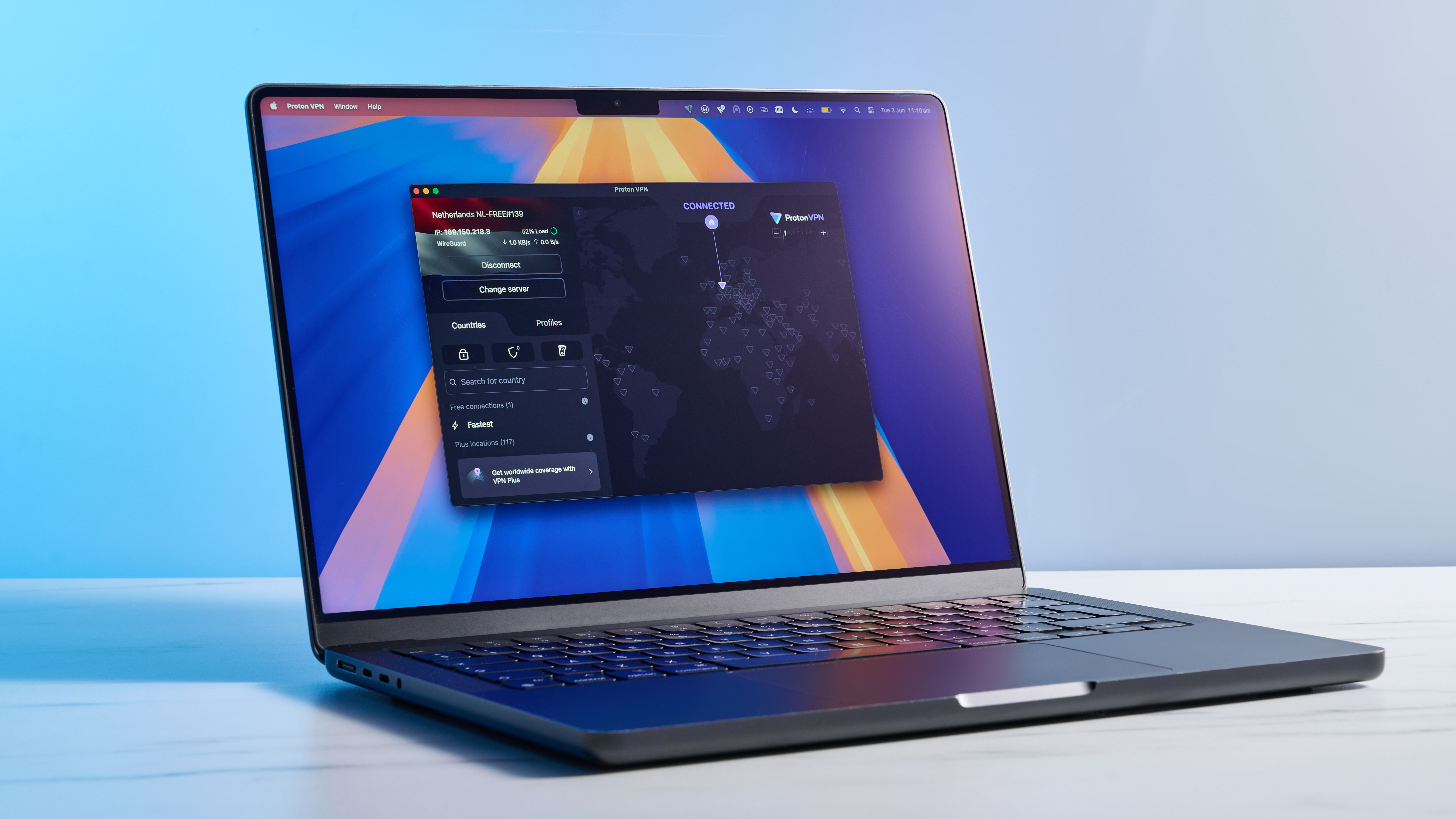 Proton PVN free on a Macbook Pro