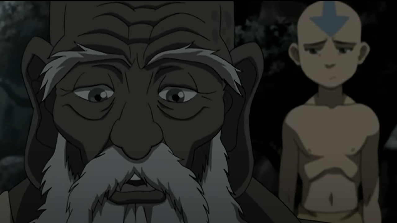 Guru Pathik and Aang in Avatar.