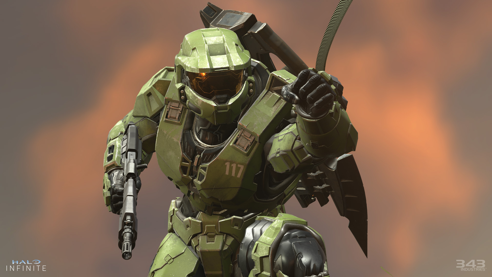 Halo Infinite screenshot showing armored character