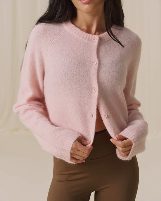 Light pink cardigan from Adanola