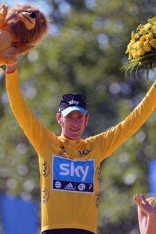 The dream season continues for Bradley Wiggins (Sky) as the Briton wins the 2012 Tour de France.